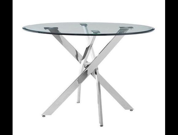 Vendo Mesa de aluminio con tope en vidrio en Santo Domingo Oeste (Municipio)