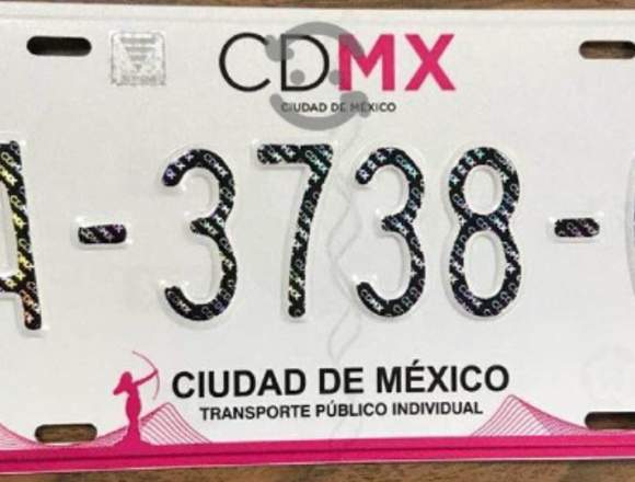 RENTO PLACAS PARA TAXI en Cuajimalpa de Morelos (Municipio)