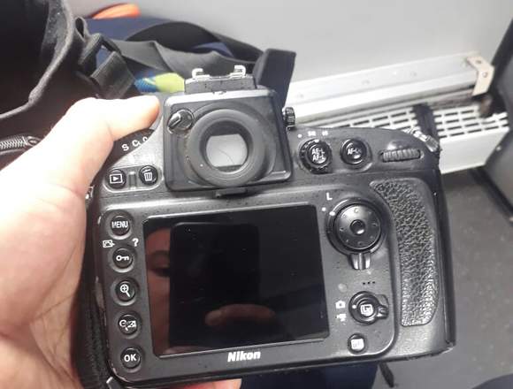 Camara Nikon D800 y lente