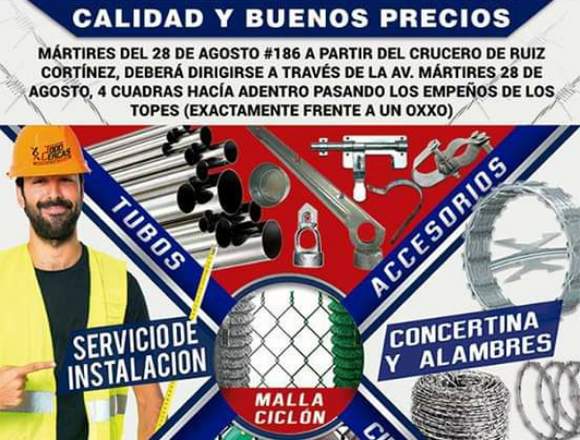 MATERIALES PARA PROTECCIÓN Y CERCADOS en Xalapa (Municipio)