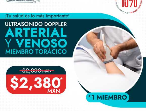 ¡ULTRASONIDO DOPPLER! en Cuauhtémoc (Municipio)