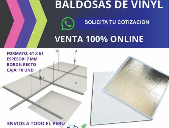 BALDOSAS VINYL PARA CIELO RASO en Lima (Lima 1) (Distrito)
