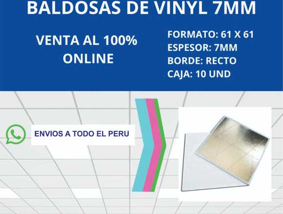 BALDOSA VINYL 7MM CIELO RASO en Lima (Lima 1) (Distrito)
