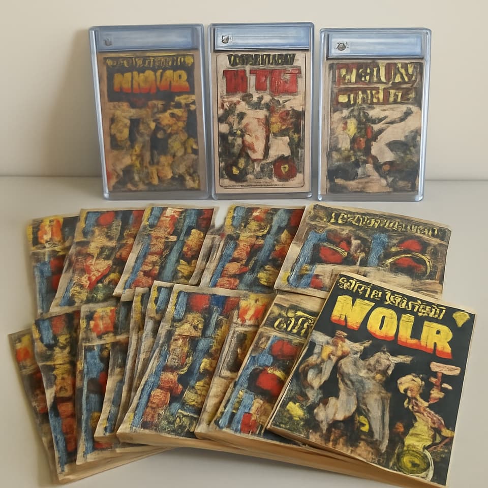 Lot de bandes dessinées vintage avec numéros clés et exemplaires gradés à Coutures (Commune)