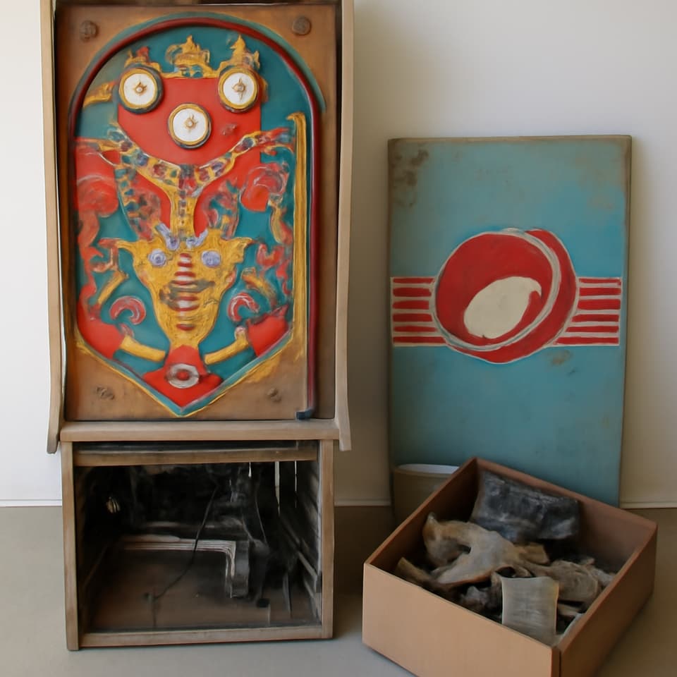 Flipper vintage — projet de restauration, pièces incluses à Lagarde (Commune)