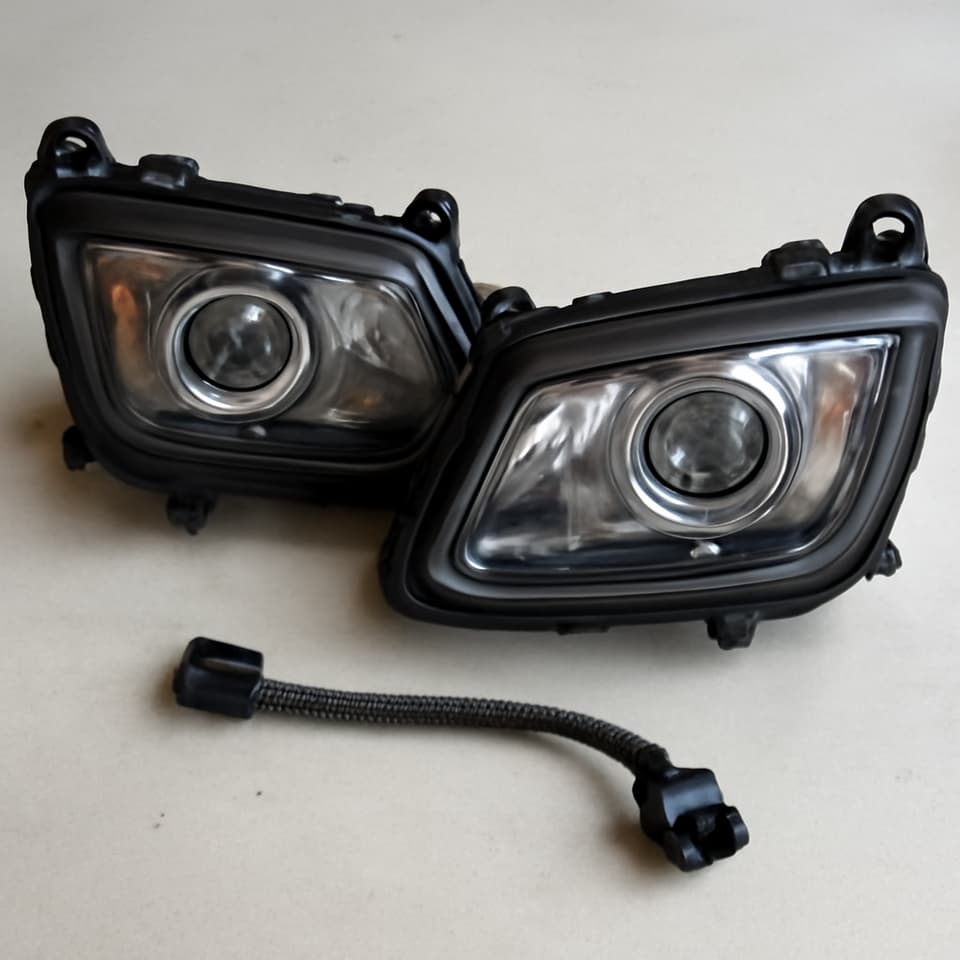 Lampu depan projektor LED, plug-and-play, kompatibel bohlam H11