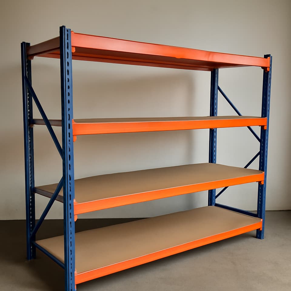 Sistem Rak Pallet Heavy-Duty — Kapasitas 3,000 lb per Rak