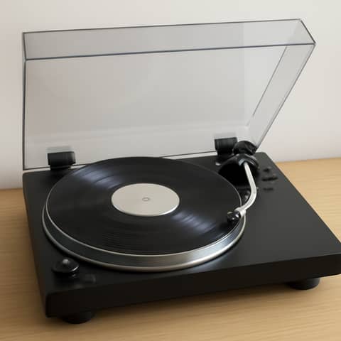 Direct-drive turntable with upgraded cartridge and acrylic platter in Vancouver (Locality)