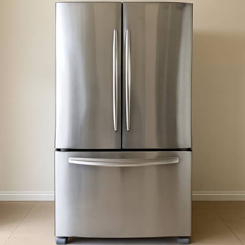 Réfrigérateur à portes françaises en inox, 26 cu ft, propre à Saint-Georges (Commune)