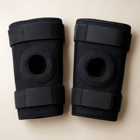 Paire de genouillères réglables, compression et maintien L-XL à Aspach (Commune)