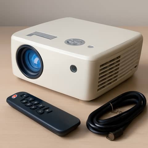 Mini proiector portabil 1080p cu HDMI și Wi‑Fi în Bucureşti (Localitate)