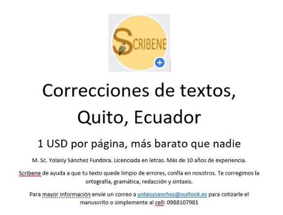 Correcciones de textos en Quito (Cantón)