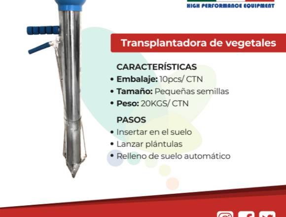 TRANSPLANTADORA DE VEGETALES