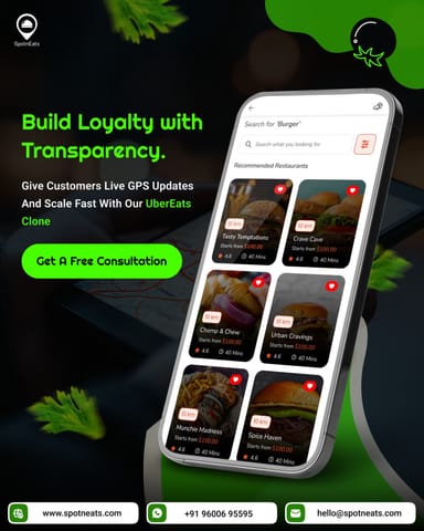 Launch an Uber Eats-Like Food Delivery Platform in No Time