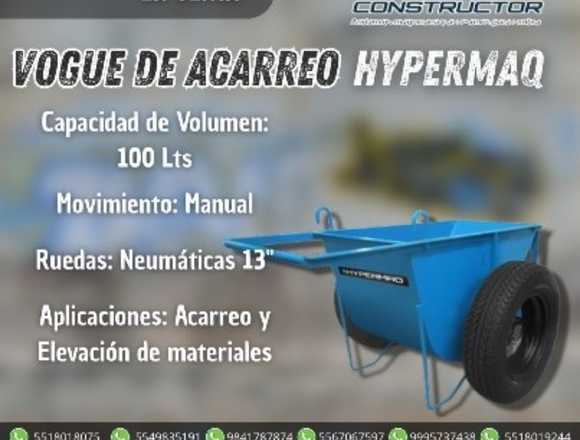 VOGUE DE ACARREO PARA MATERIALES HYPERMAQ en Ecatepec de Morelos (Municipio)