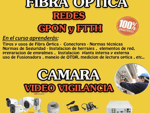 Curso de Fibra Óptica GPON & FTTH en Empalme (Cantón)