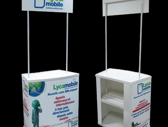 Counter promocional de PVC en San Juan de Lurigancho (Lima 36) (Distrito)