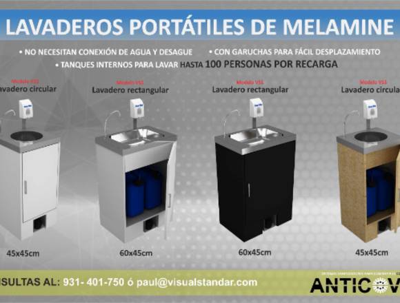 LAVADEROS PORTÁTILES AUTÓNOMOS en San Luis (Lima 30) (Distrito)