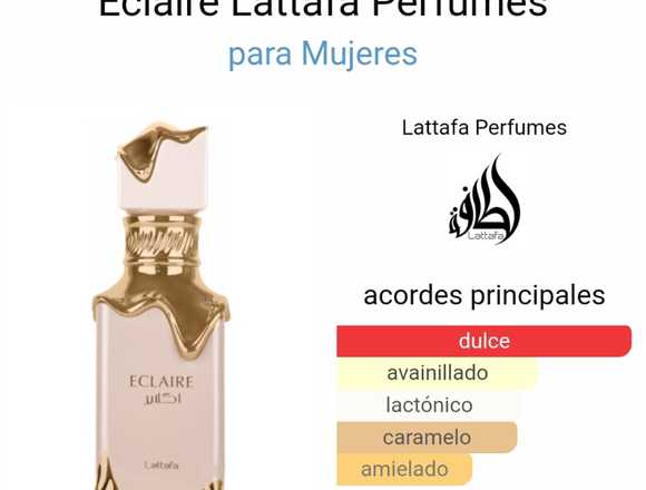 Perfume árabe Eclaire de Lattafa