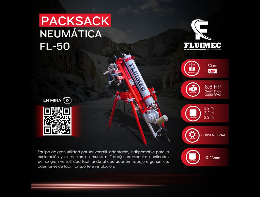 Perforadora Diamantina FL-50 Neumática| Geología en Huancayo (Distrito)