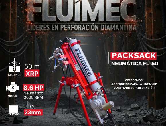 Perforadora Diamantina| Mina interior en Patáz (Distrito)