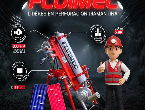 Perforadora Diamantina Fl-50| Mina exterior en Patáz (Distrito)