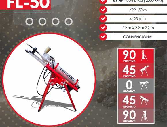 Perforadora Diamantina FL-50| Oro en Patáz (Distrito)