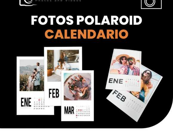 Fotos Polaroid Calendario Personalizados
