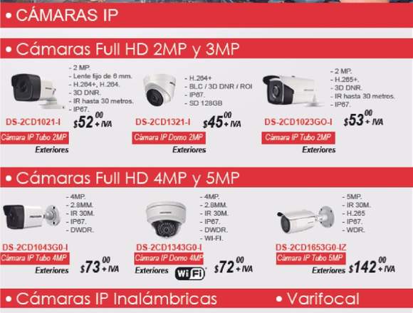 Camaras CCTV IP VARIFOCALES, FULL HD 0983080310 en Empalme (Cantón)