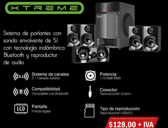 Sistema de Parlantes KLIP XTREME 0983080310
