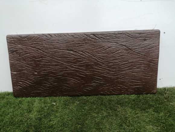 Camineros de hormigón símil madera para jardin en Limpio (Distrito)