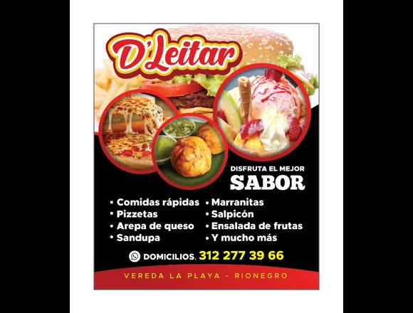 D'Leitar Restuarante: La Mejor Comida Rápida
