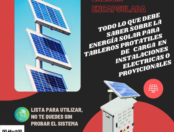 Tablero multitomas solar en Bogotá, D.C. (Municipio)