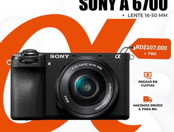 Camara Sony A6700 + lente 16-50mm en Santiago (Municipio)