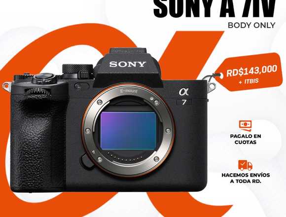 Camara Sony A7 IV Body Only en Santiago (Municipio)