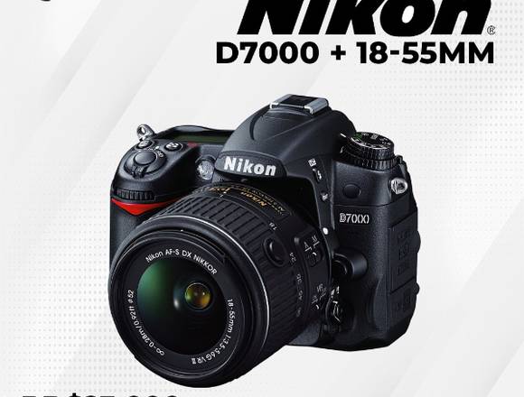 Nikon D7000 + 18-55mm en Santiago (Municipio)