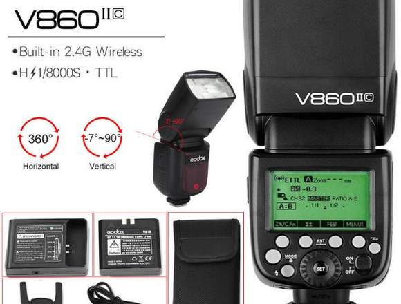 FLASH GODOX V860 II en Santiago (Municipio)