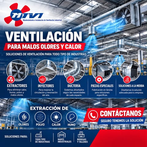 Ventilación Industrial - MIVI VENTILACION en Guadalajara (Municipio)