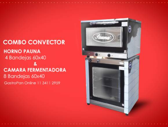 Horno Pauna Beta 107 y Camara Fermentadora Pauna