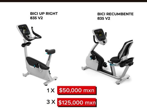 Paquete Bicis Precor 835 V2 en Mexicali (Municipio)