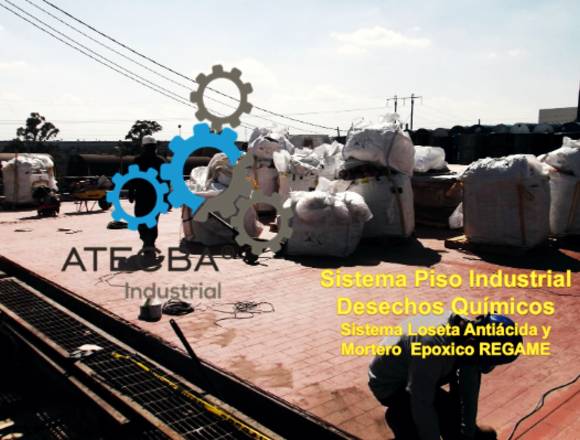 Piso Industrial Antiacido tipo klinker en Celaya (Municipio)