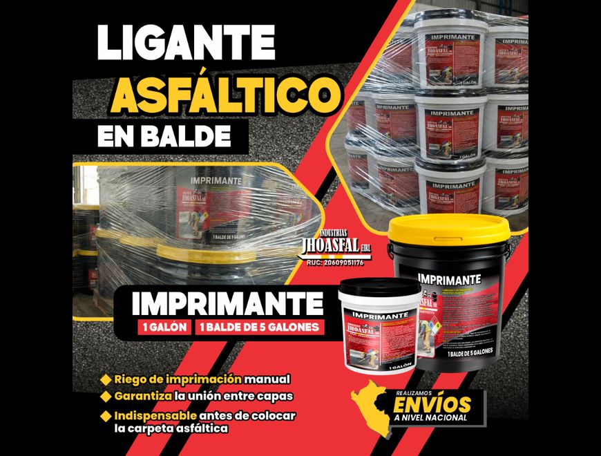 Ligante Asfáltico Imprimante en Chiclayo (Distrito)