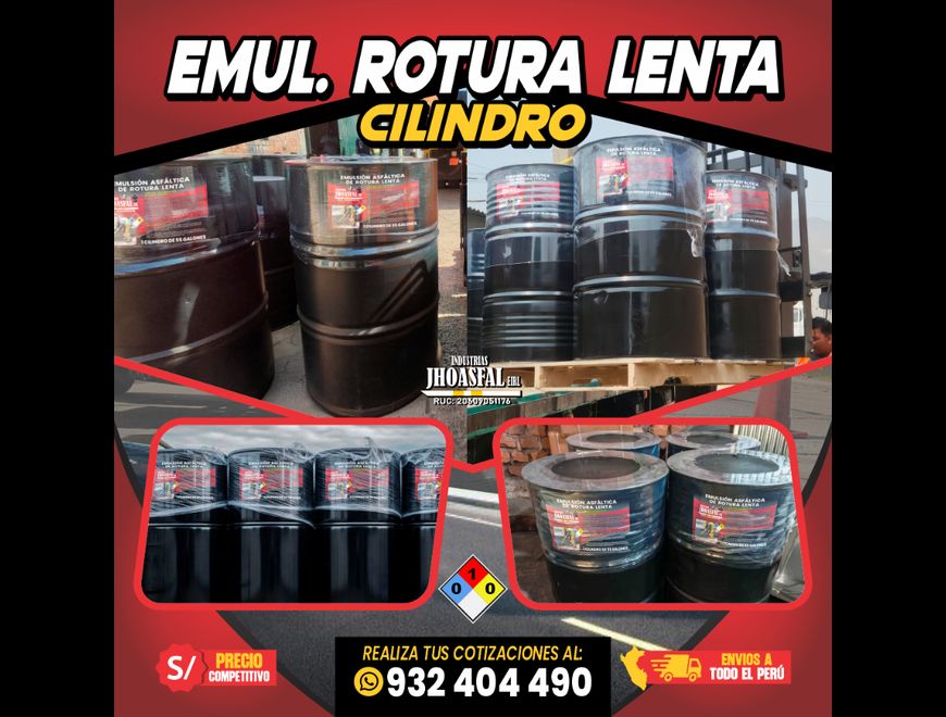 Emulsión Asfáltica de Rotura Lenta en Lima (Lima 1) (Distrito)