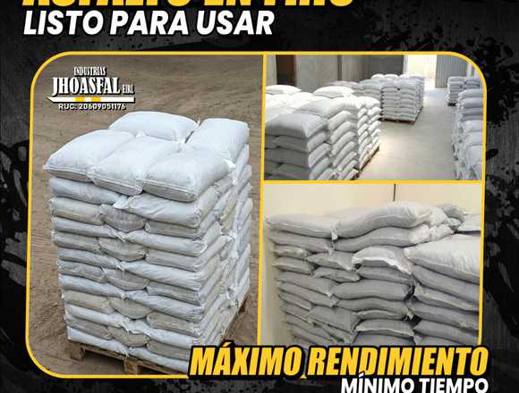 Asfalto en Frío 25KG - Máximo Rendimiento en Chiclayo (Distrito)