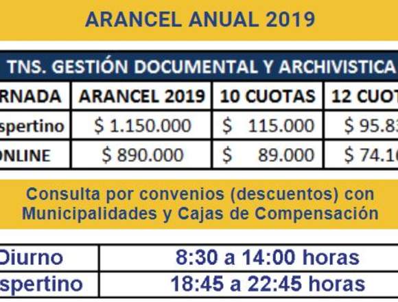 Técnico Nivel Superior Gestión Documental en Santiago (Comuna)