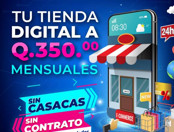 Tienda digital Q350.00 mensuales en Ciudad de Guatemala (Municipio)