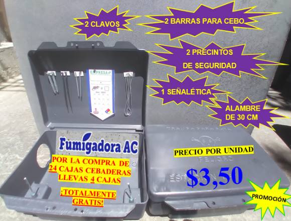 VENTAS DE CAJAS CEBADERAS (Trampas/Ratoneras) en Quito (Cantón)