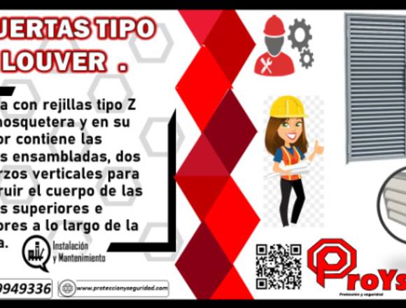 PUERTAS TIPO LOUVER en Chiapa de Corzo (Municipio)