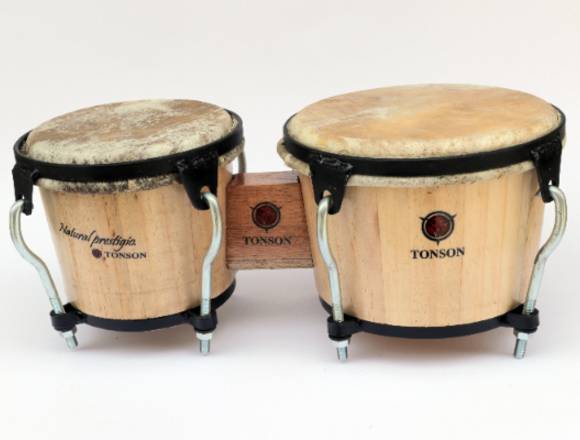 Bongo Tonson Clasico Natural + Estuche + Llave. en Bogotá, D.C. (Municipio)