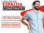 ¿Dolor de espalda contante?